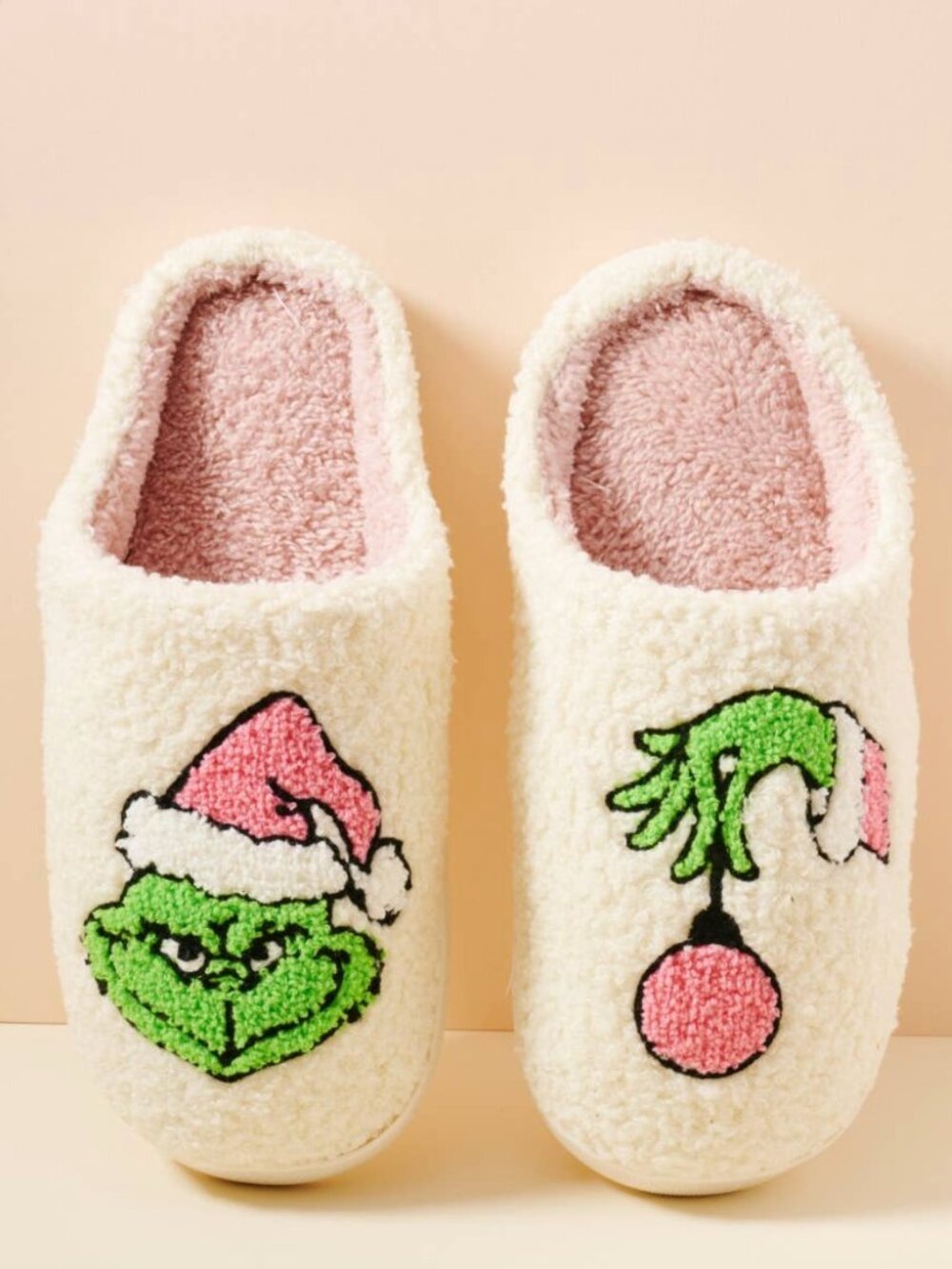 Grinch Christmas Slippers NEW